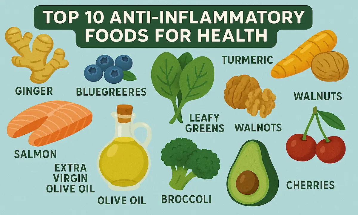 Top 10 Anti-Inflammatory Foods for Health