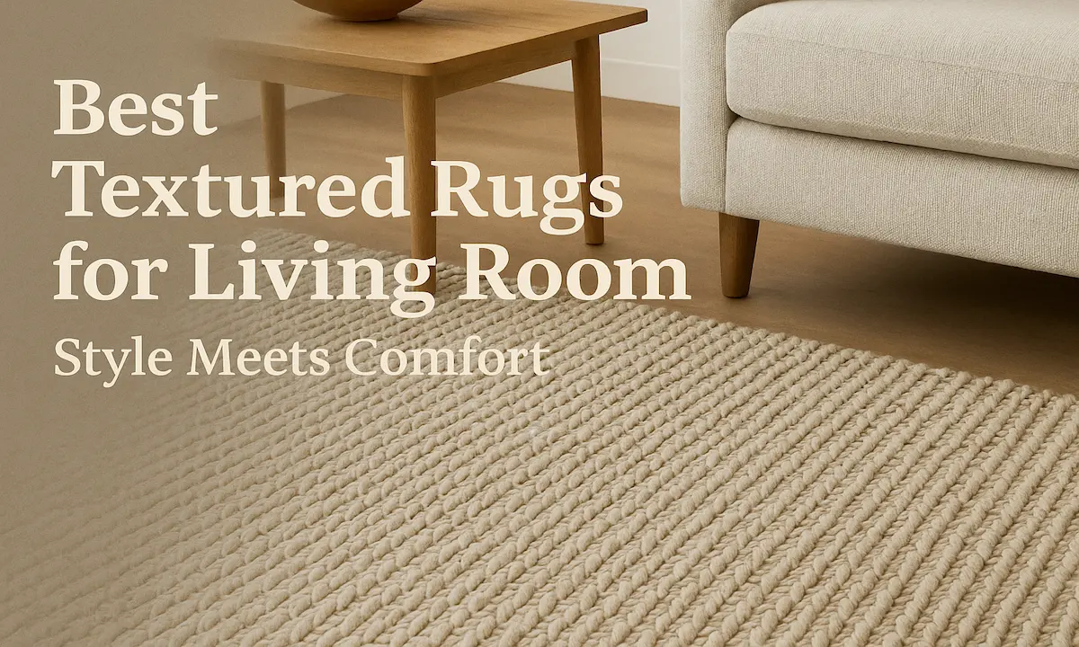 Best Textured Rugs for Living Room Style Meets Comfort