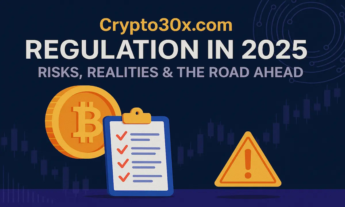 Crypto30x.com Regulation in 2025 Risks, Realities & the Road Ahead