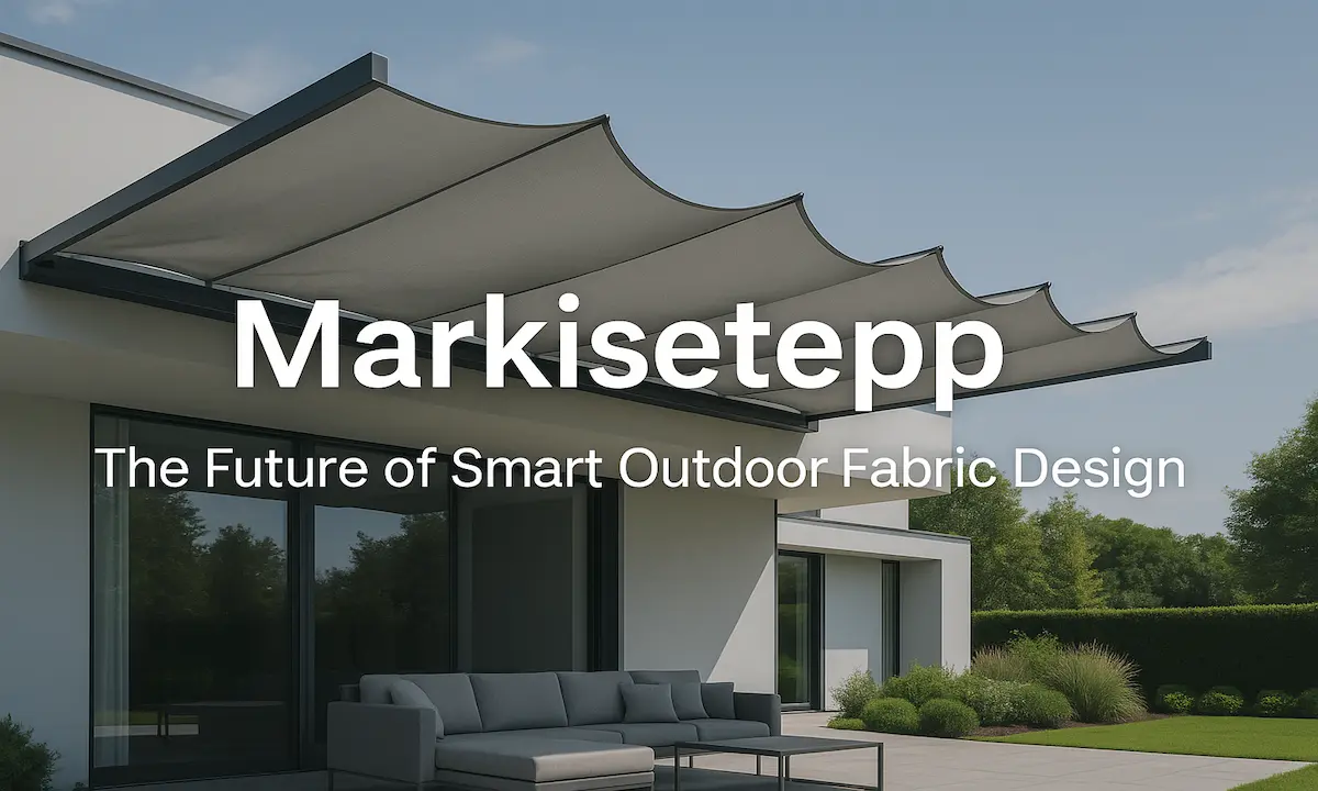 Markisetepp The Future of Smart Outdoor Fabric Design