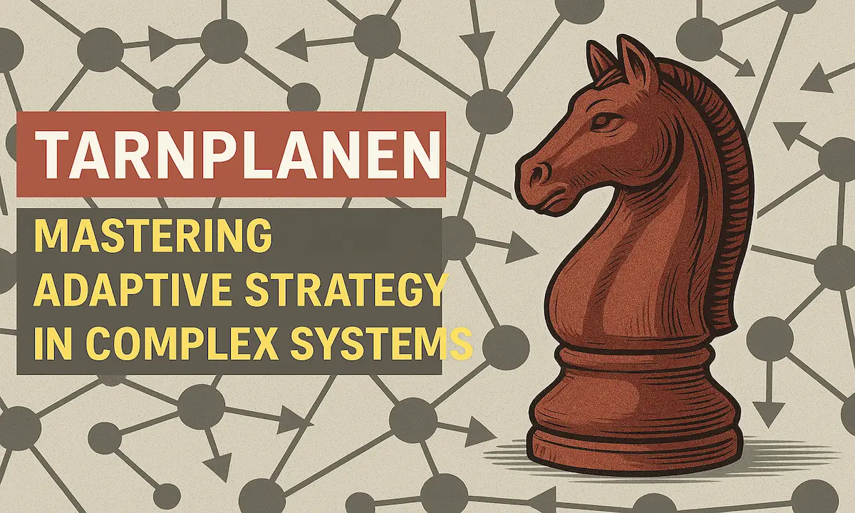 Tarnplanen Mastering Adaptive Strategy in Complex Systems