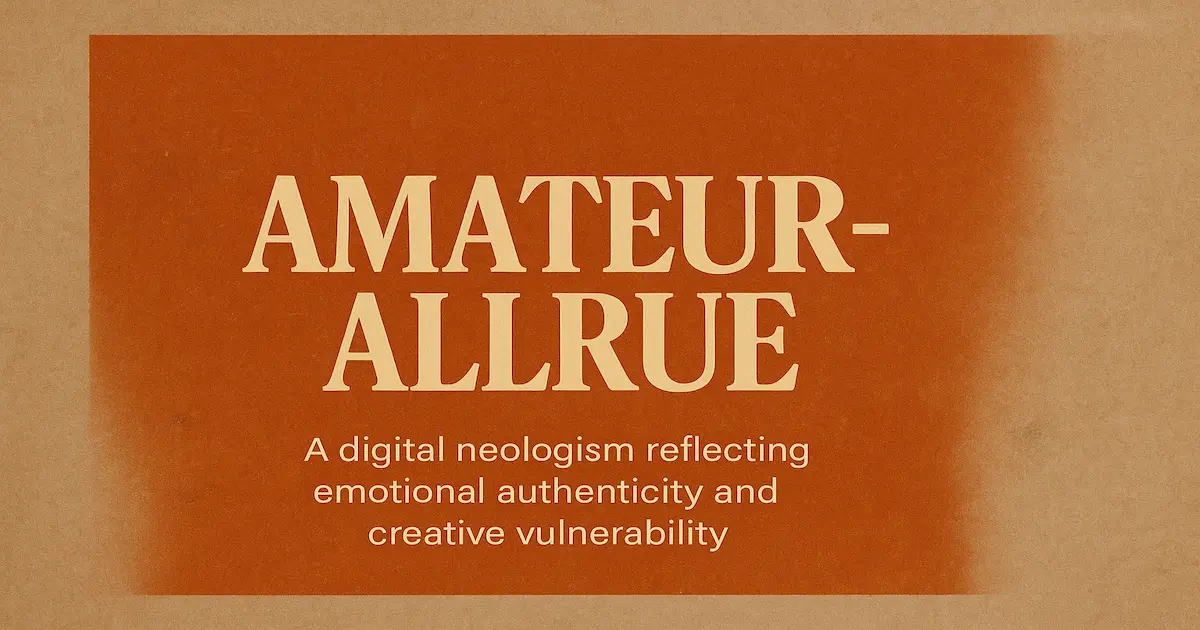Amateurallrue: A New Way to See Art, Language, and Self